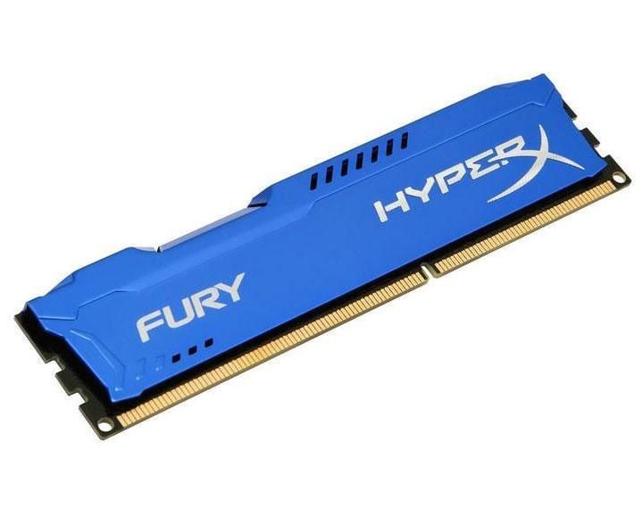 Оперативная память Kingston HyperX Fury DDR3 8GB 1866MHz, PC3-14900, Blue (HX318C10F/8) Оперативная память Kingston HyperX Fury DDR3 8GB 1866MHz, PC3-14900, Blue (HX318C10F/8)