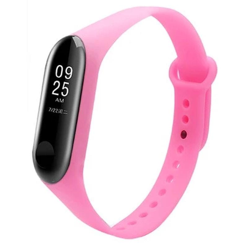 Ремінець силіконовий Neon для Xiaomi Mi Band 5/6 Рожевий (00000039437_3)