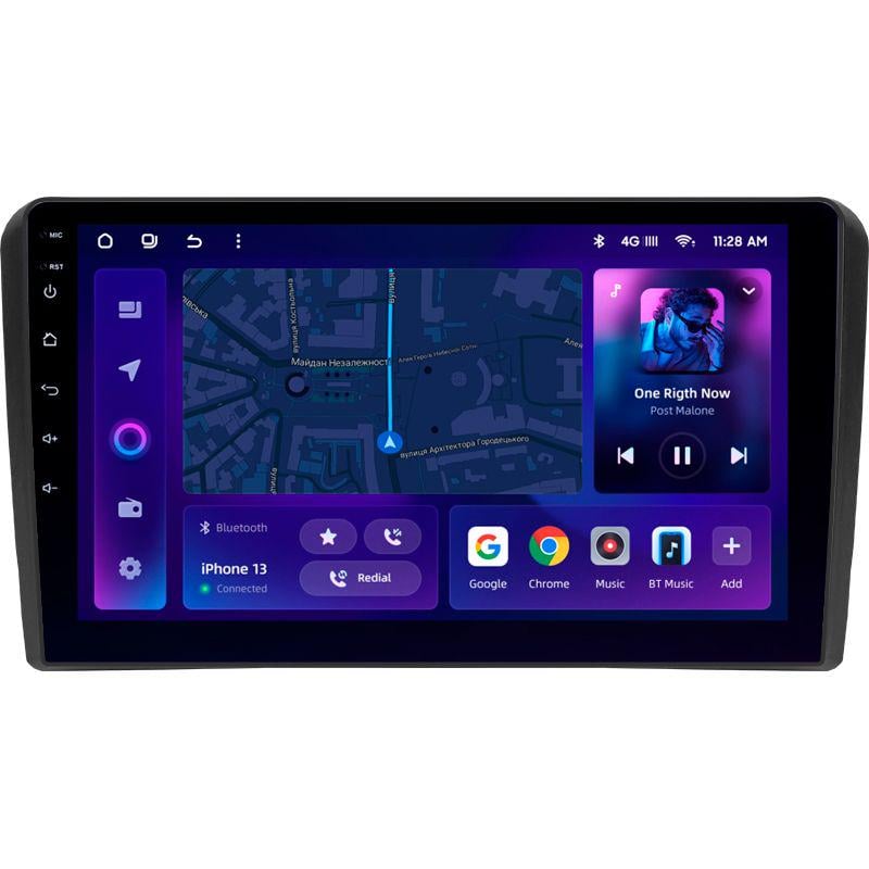 Автомагнітола штатна AMS MOSS M2 4/32 GB для Audi A3 2 8P 2003-2013/S3 2 2006-2012/RS3 1 2011-2012 9" (AR-92515)