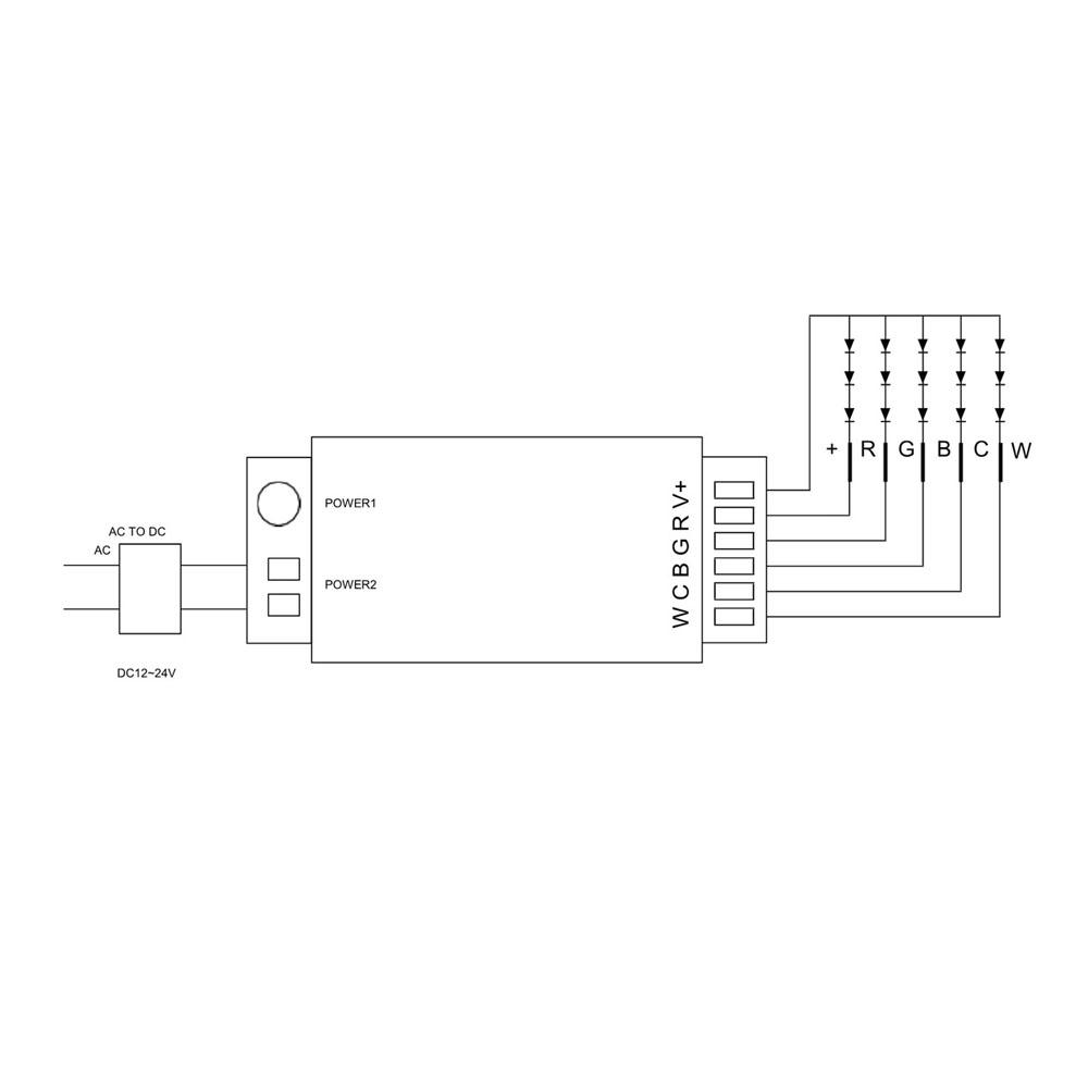 Регулятор для LED ленты RGBCW ZigBee Controller (434121) - фото 5