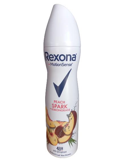 Антиперспірант-спрей Rexona Peach Spark/Lemongrass 150 мл (113496) Антиперспірант-спрей Rexona Peach Spark/Lemongrass 150 мл (113496)