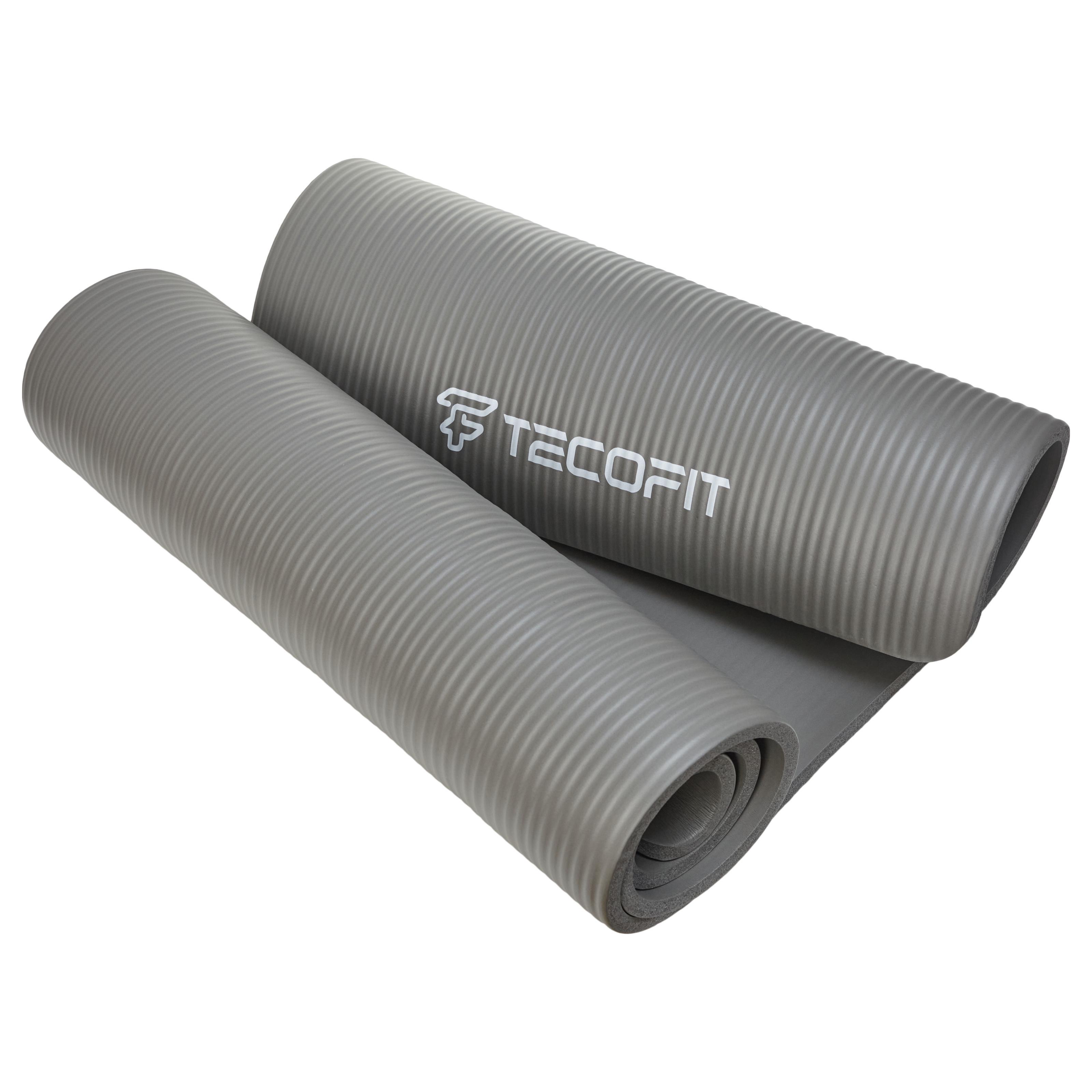 Килимок для йоги та фітнесу TECOFIT NBR з чохлом Сірий (TOP20106462) - фото 2 Килимок для йоги та фітнесу TECOFIT NBR з чохлом Сірий (TOP20106462) - фото 2