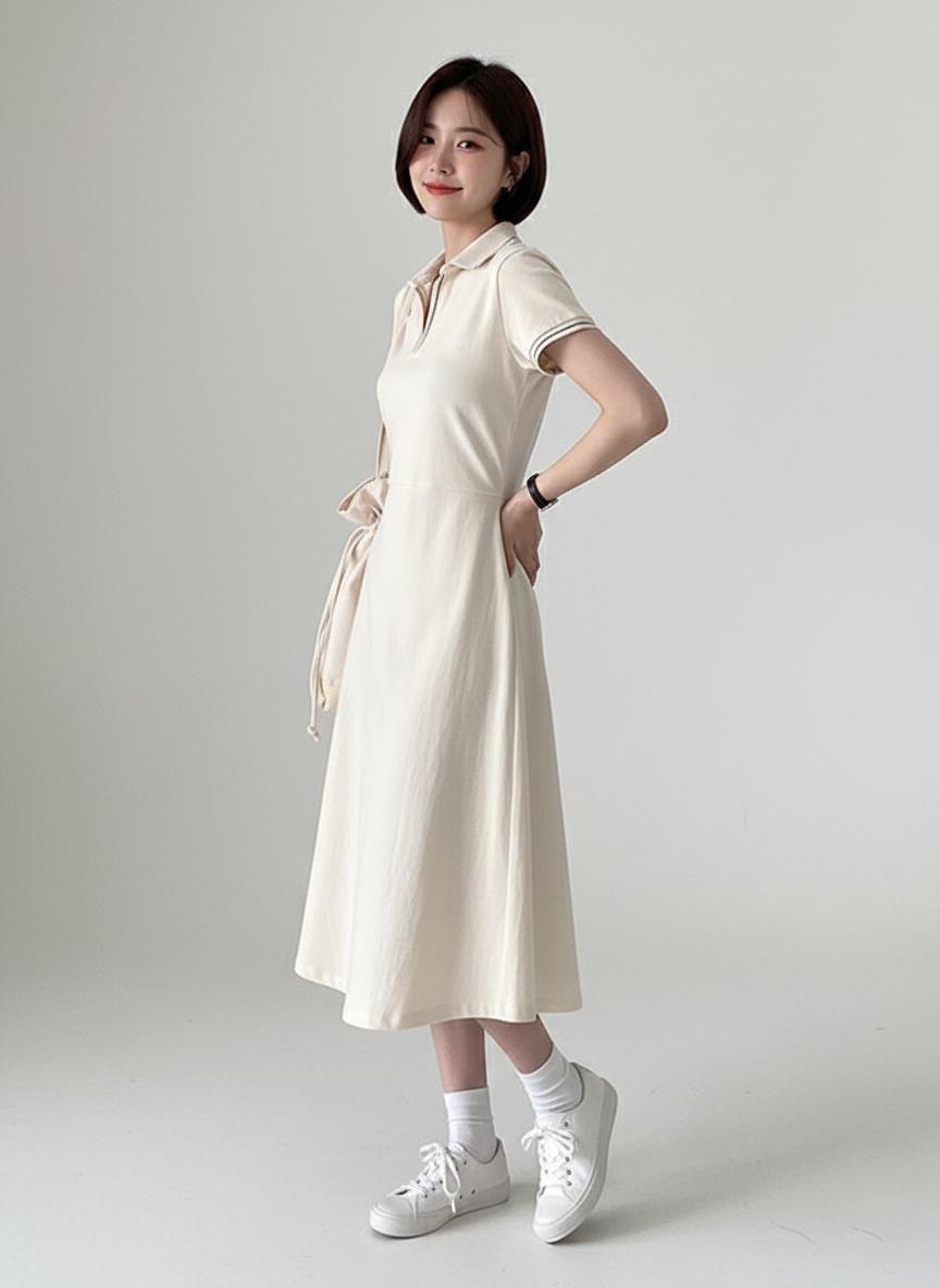 Платье-поло летнее спортивное L (NTF-244-48)