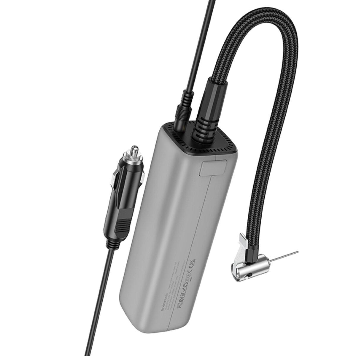 Насос автомобільний Borofone FC1 компрессор 160 PSI LED підсвічування Чорний (620014) - фото 4 Насос автомобільний Borofone FC1 компрессор 160 PSI LED підсвічування Чорний (620014) - фото 4