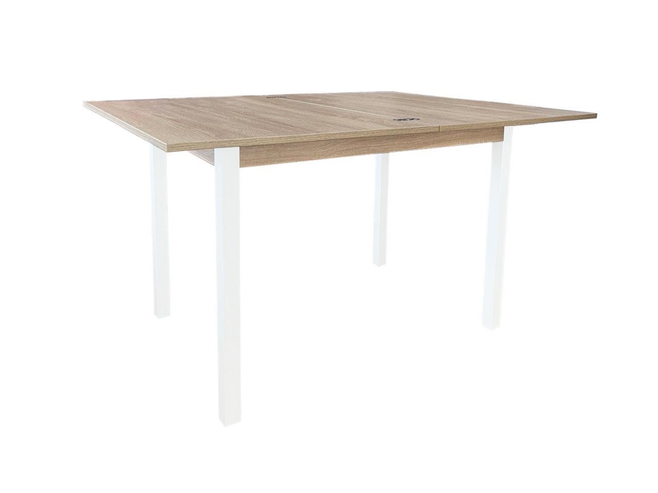 Обеденный стол-трансформер Lunch 900x765x600 мм Дуб Сонома/Белый (GATB19130000010) Обеденный стол-трансформер Lunch 900x765x600 мм Дуб Сонома/Белый (GATB19130000010)