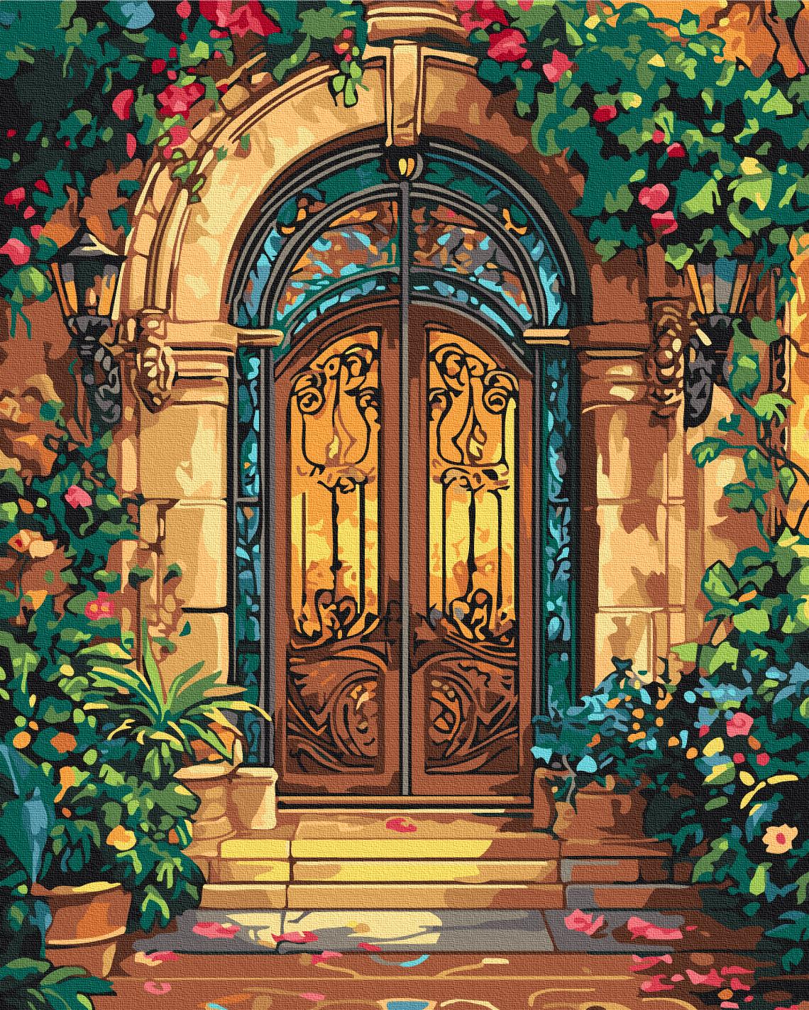 Картина за номерами Brushme Двері у казку 40x50 см (BS54230)