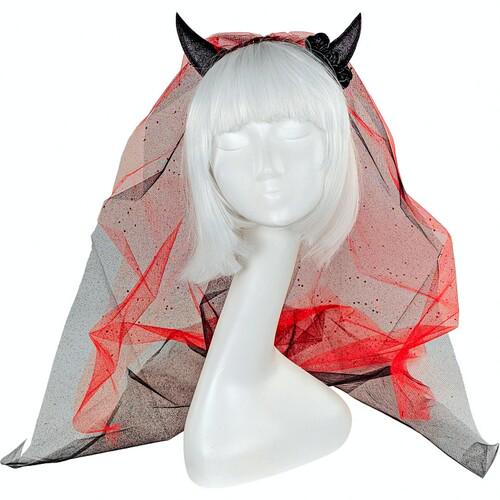 Обруч Дьябло с фатой SETA Decor 16-800