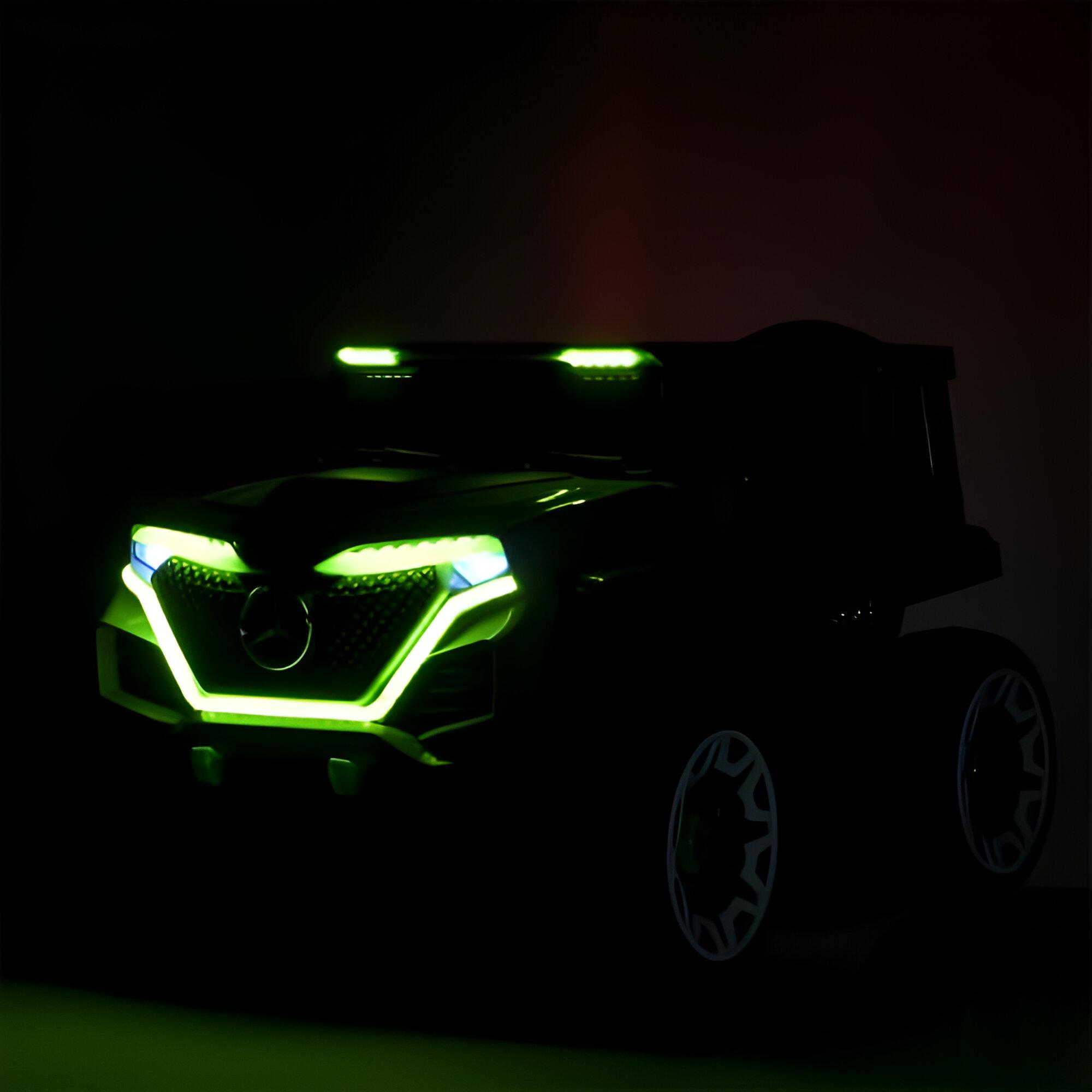 Детский электромобиль Джип Mercedes Bambi M 5912EBLR-1 с пультом управления и мягким сиденьем (27482040) - фото 2 Детский электромобиль Джип Mercedes Bambi M 5912EBLR-1 с пультом управления и мягким сиденьем (27482040) - фото 2