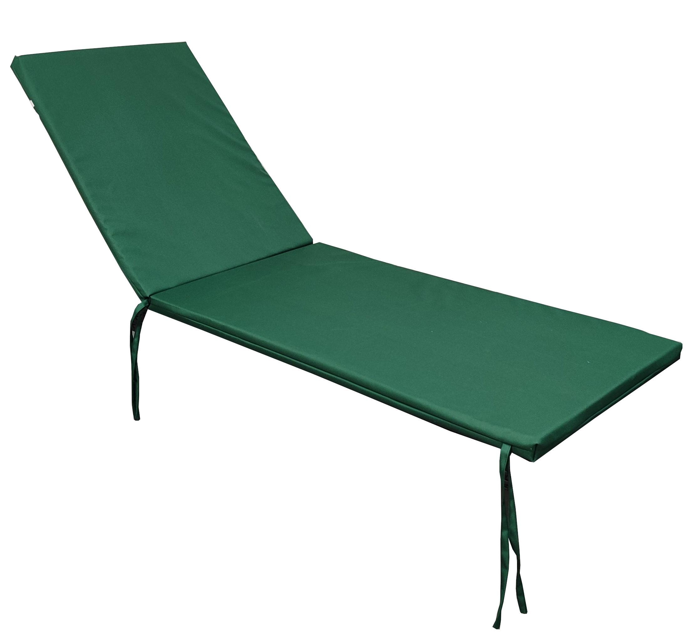 Матрас для шезлонга eGarden RIO 195x58x4 см Темно-зеленый (5740) - фото 1 Матрас для шезлонга eGarden RIO 195x58x4 см Темно-зеленый (5740) - фото 1