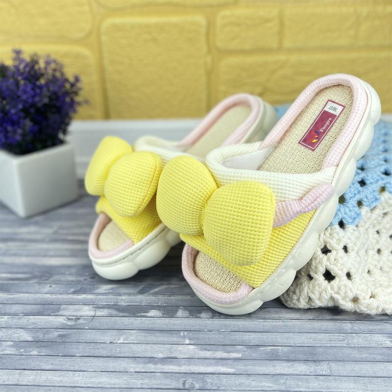 Домашні тапочки жіночі SANLINE Е-005658-2 з бантом 22,5-23 см p. 36 Жовтий (66315289) - фото 2 Домашні тапочки жіночі SANLINE Е-005658-2 з бантом 22,5-23 см p. 36 Жовтий (66315289) - фото 2