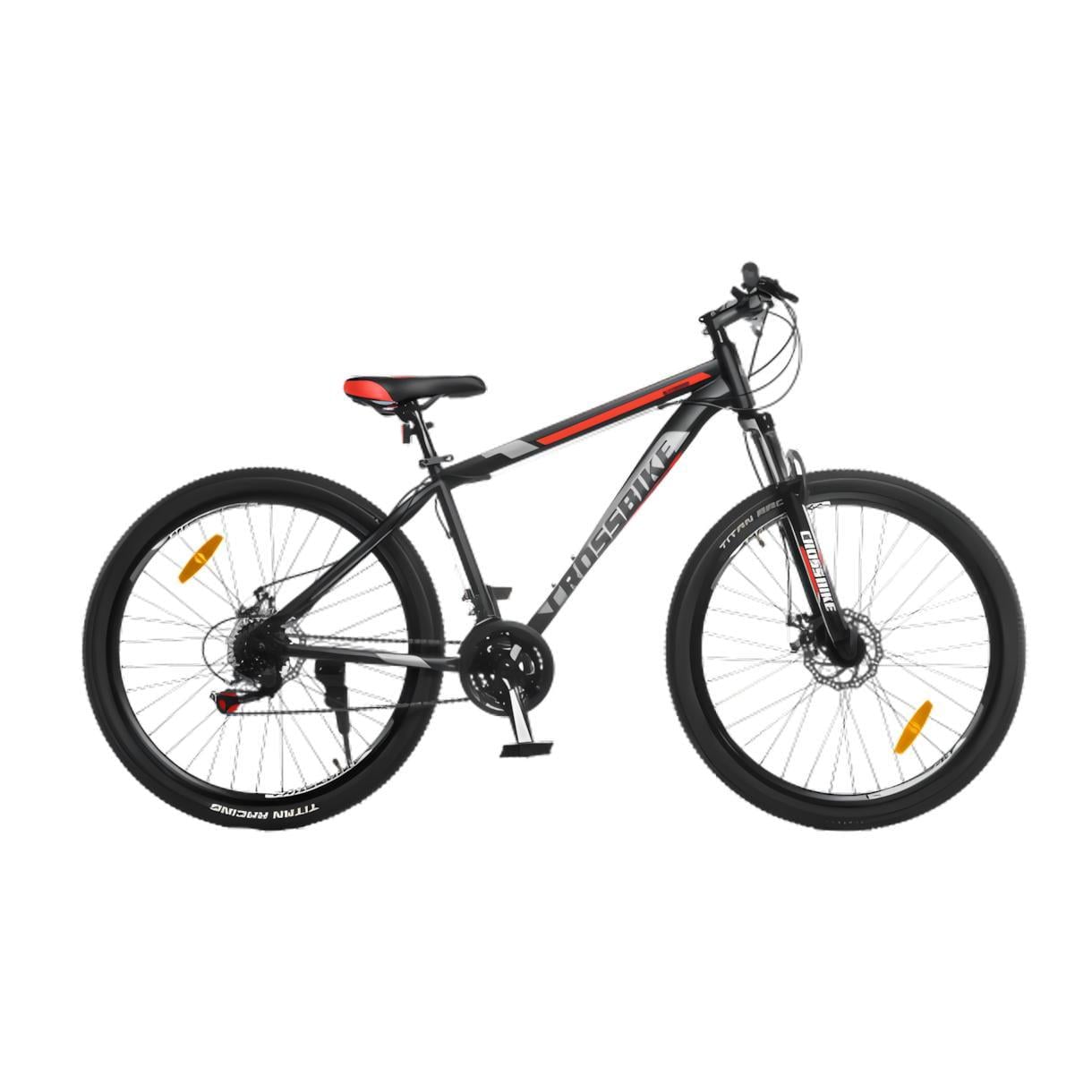 Велосипед CrossBike Storm 27"17" Чорний/Червоний (331)