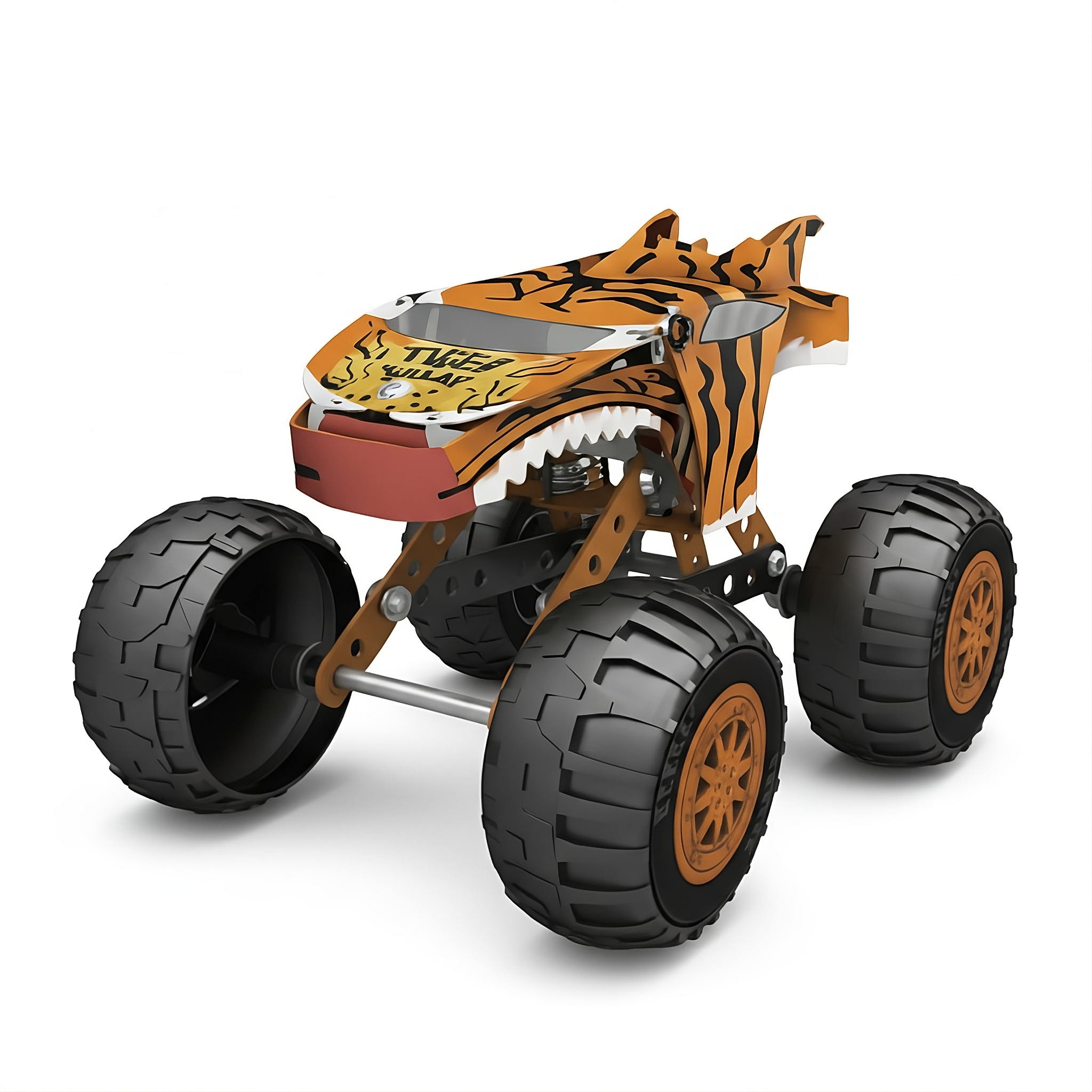 Конструктор детский металлический 124-8 сборка машинки с инструментами (29203648)