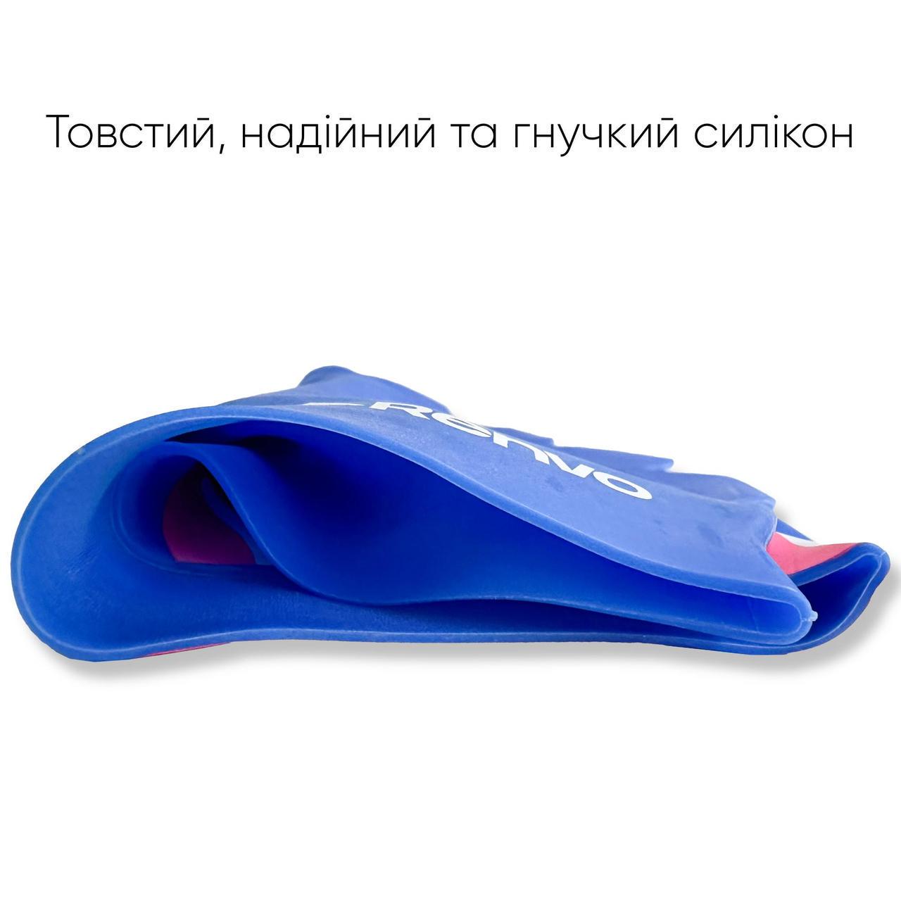 Шапочка для плавания детская Renvo Sentani JR OSFM Синий/Розовый (1SC300-04) - фото 3