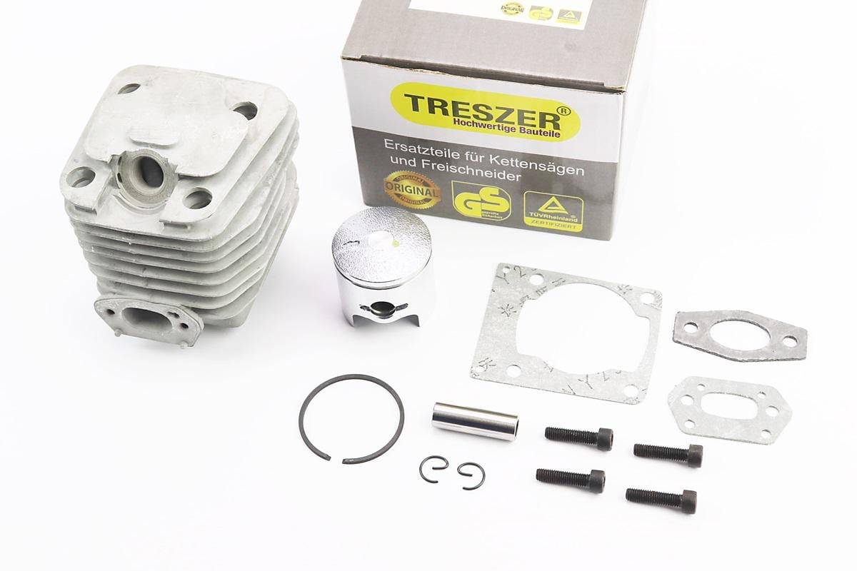 Цилиндр-комплект к бензопилам китайским 3800 38cc-39 мм/палец 10 мм (28843990)