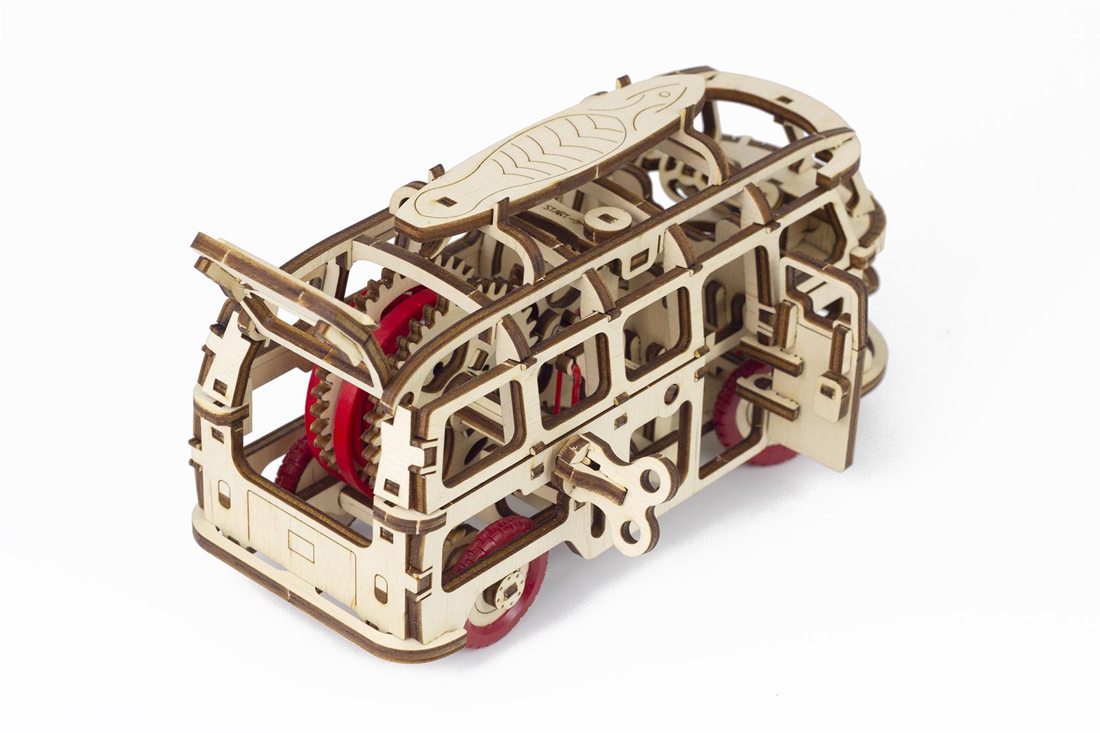 Конструктор механічний 3D Time for Machine Dream van автомобіль Бордовий (T4M380301BURG) - фото 6 Конструктор механічний 3D Time for Machine Dream van автомобіль Бордовий (T4M380301BURG) - фото 6