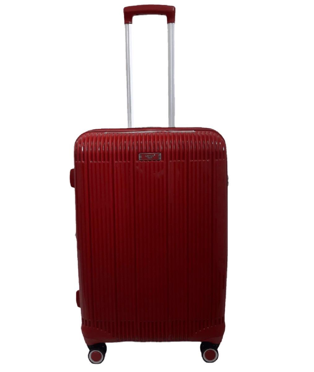 Валіза AIRTEX 637 з пластику середній Бордовий (Ap00044)