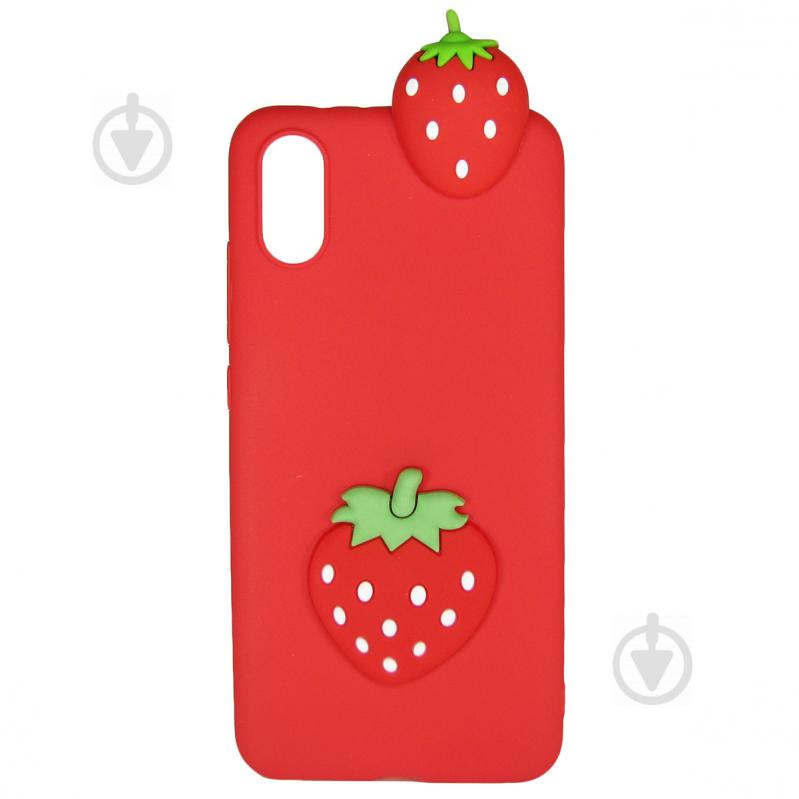 Чохол Cartoon Case 3D для Apple iPhone X / XS Полуничка (arbc6425) - фото 1