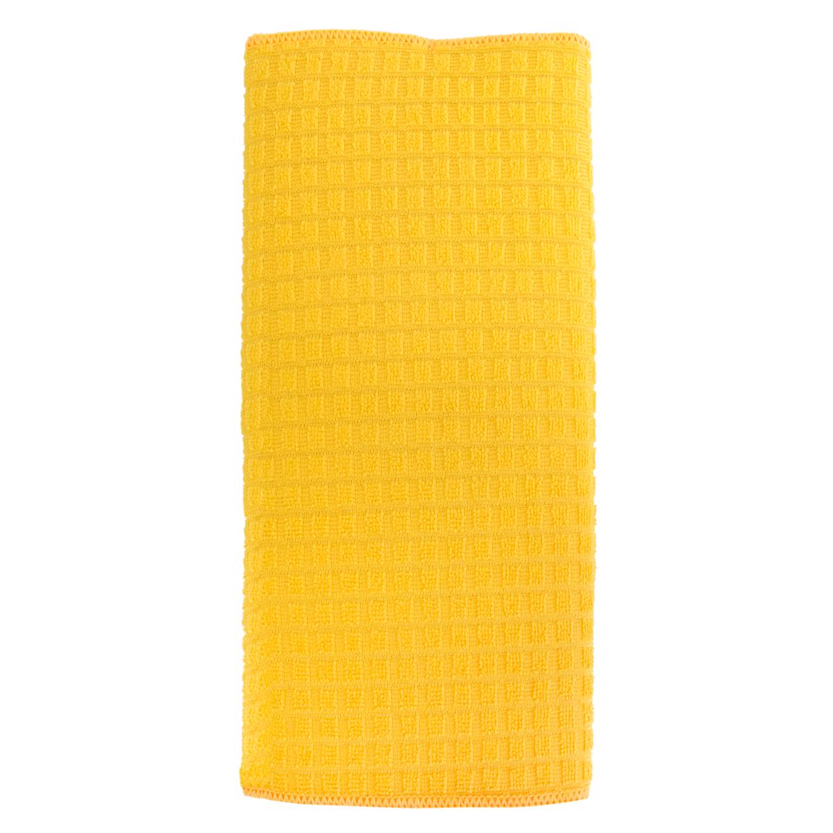 Коврик для сушки посуды Dish drying mat из микрофибры 38х50 см Желтый (1001890-Yellow) - фото 3