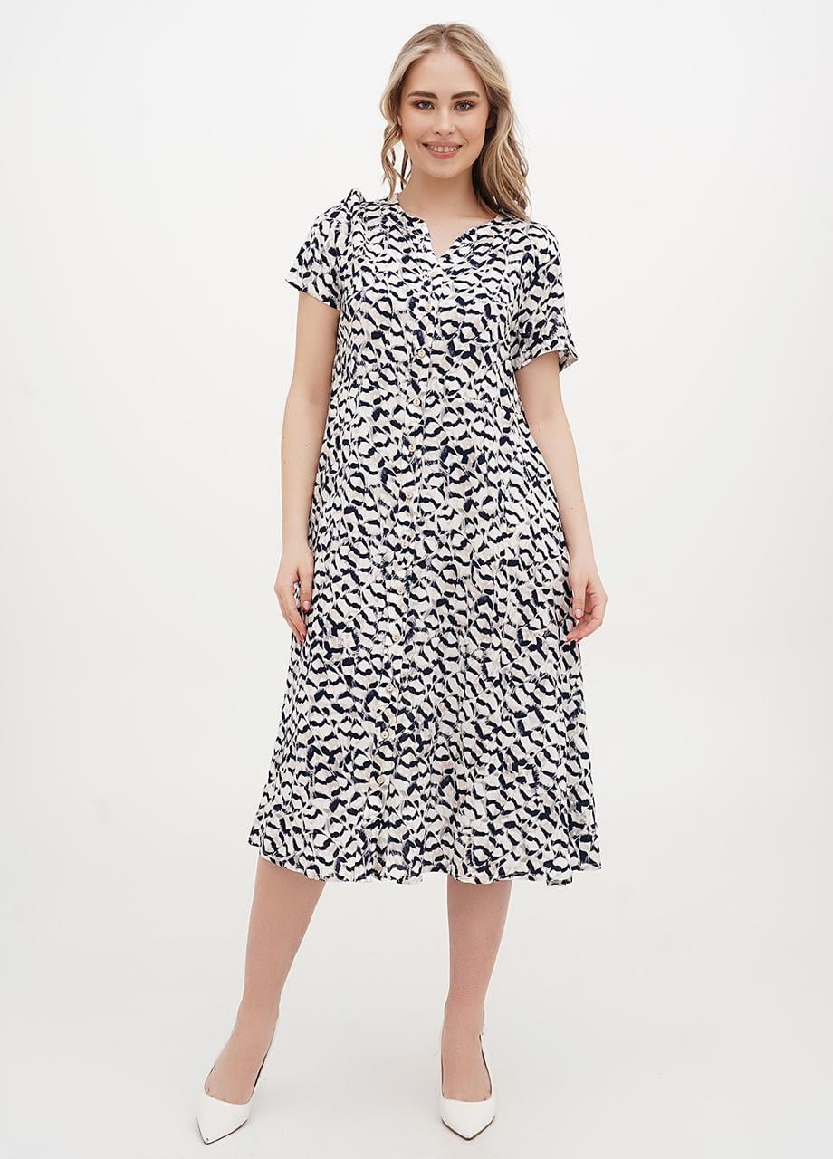 Платье Juliet Deluxe вискоза 3XL Бело-черный (35011-01-3XL)