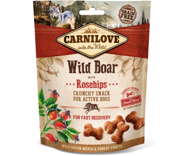 Лакомство для собак Carnilove Wild Boar with Rosehips с кабаном и шиповником для быстрого восстановления 200 г