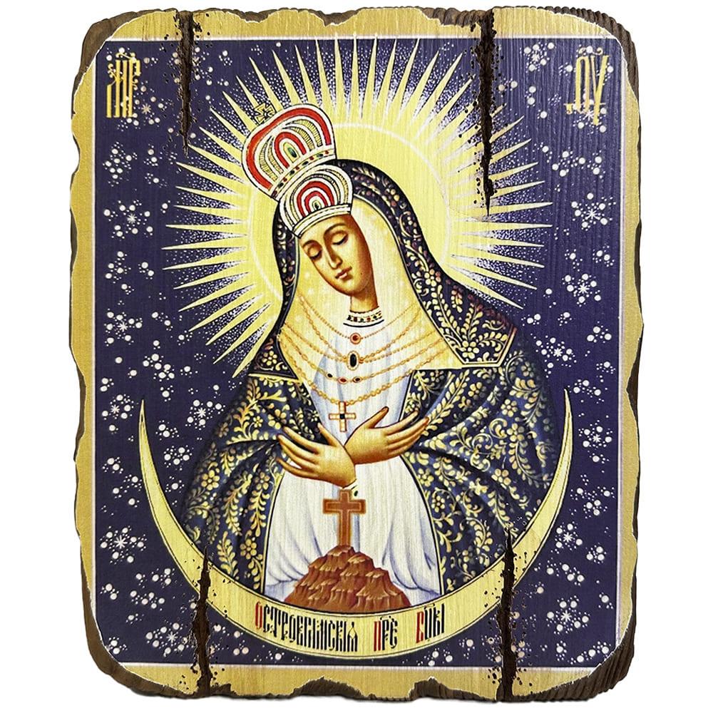 Икона Богородица Остробрамская под старину (ФР-00010246)