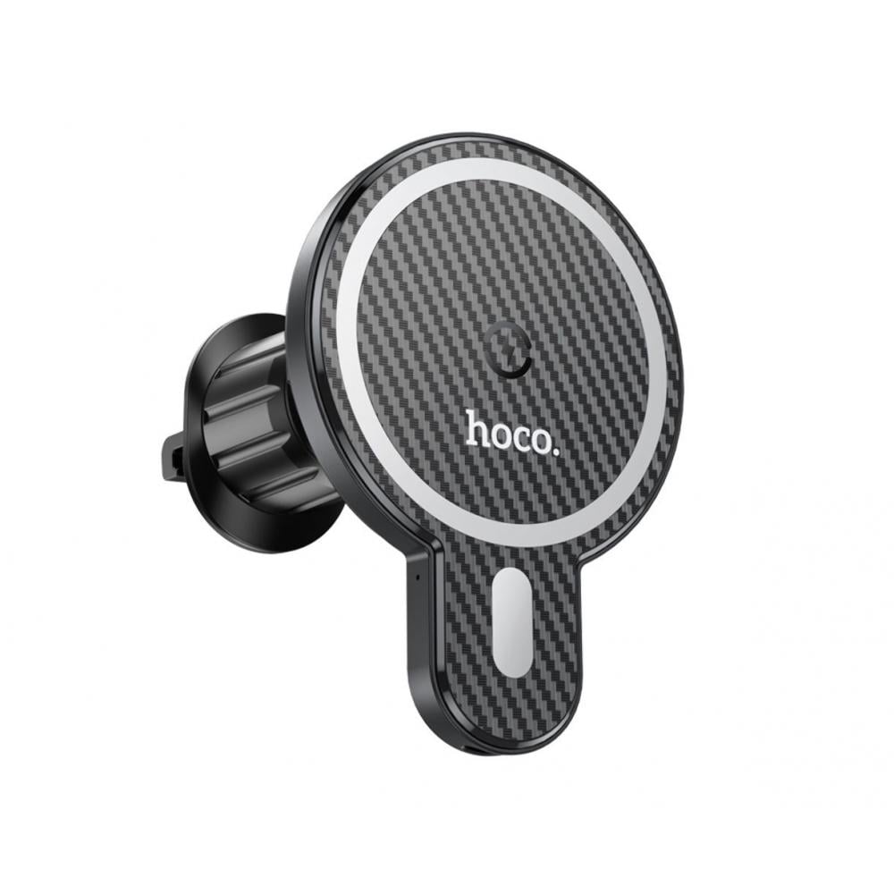 Автодержатель с беспроводной зарядкой HOCO CA85 Magsafe 7,5W/5-15W Black (662732)