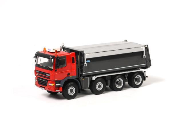 Іграшка самоскид GINAF KIPPER 4 AXLE масштабна модель 1:50