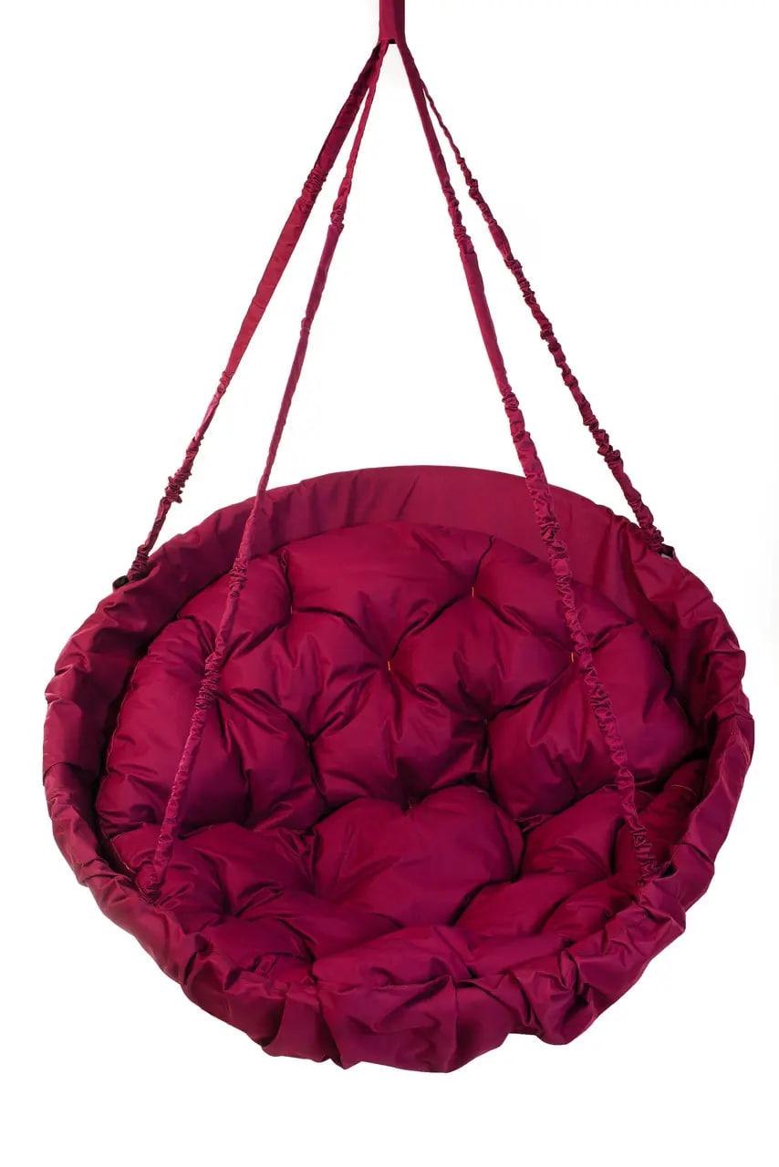 Качеля-гамак садовая Lux до 150 кг Бордовый (27844265) Качеля-гамак садовая Lux до 150 кг Бордовый (27844265)