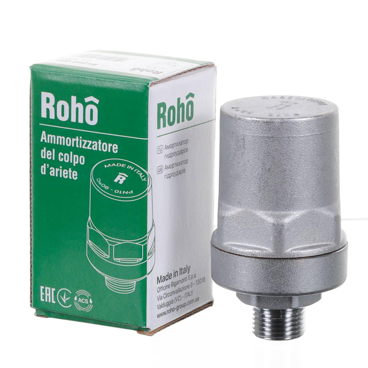 Амортизатор гидроударов Roho R1250-050 Н PN50 1/2" (RO0142) - фото 4 Амортизатор гидроударов Roho R1250-050 Н PN50 1/2" (RO0142) - фото 4