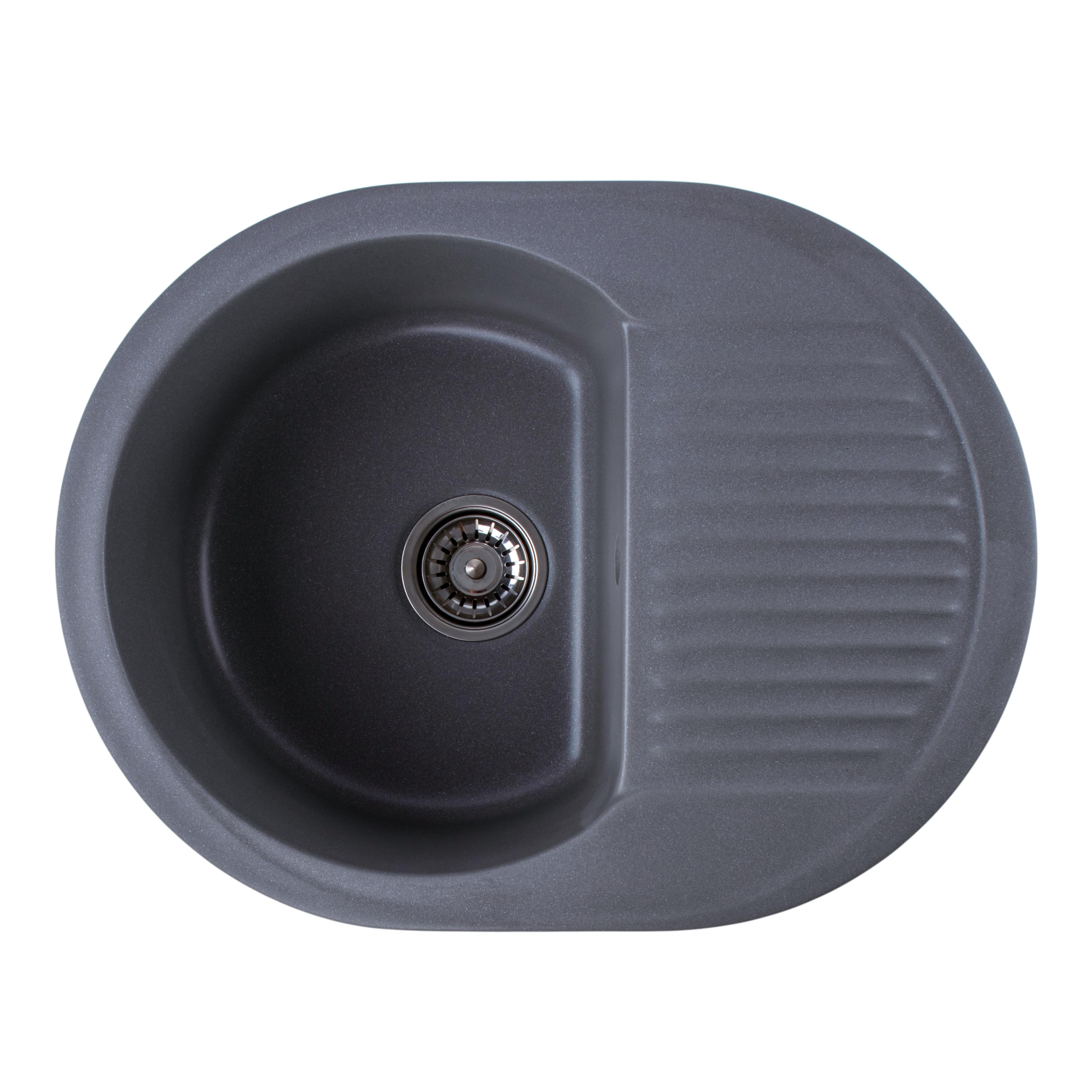 Мойка для кухни Platinum 6247 Bora гранит глянец Серый муссон