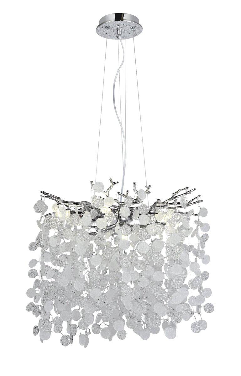Люстра підвісна кришталева Light House SRS-20297/460 CH Хром