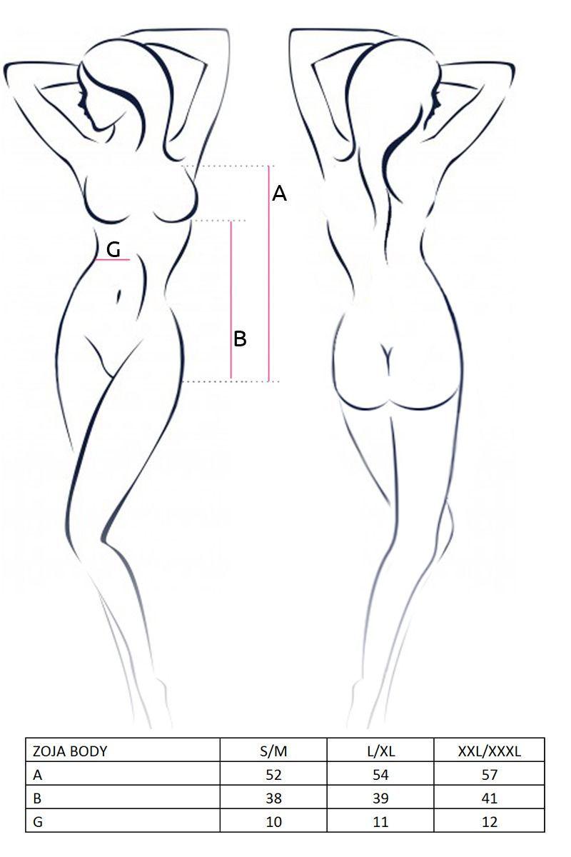 Боди монокини с глубоким декольте Passion Exclusive ZOJA BODY S/M Black - фото 4 Боди монокини с глубоким декольте Passion Exclusive ZOJA BODY S/M Black - фото 4