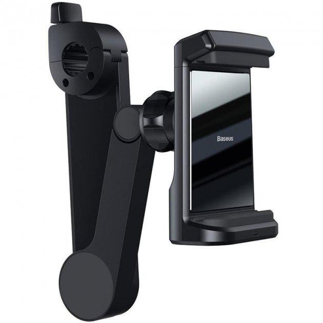 Автодержатель с беспроводной зарядкой Baseus Energy Storage Backseat Black (WXHZ-01)