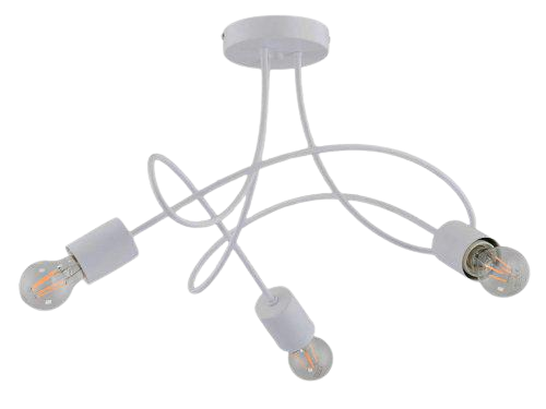 Люстра стельова Alfa Targo лофт White (24063)