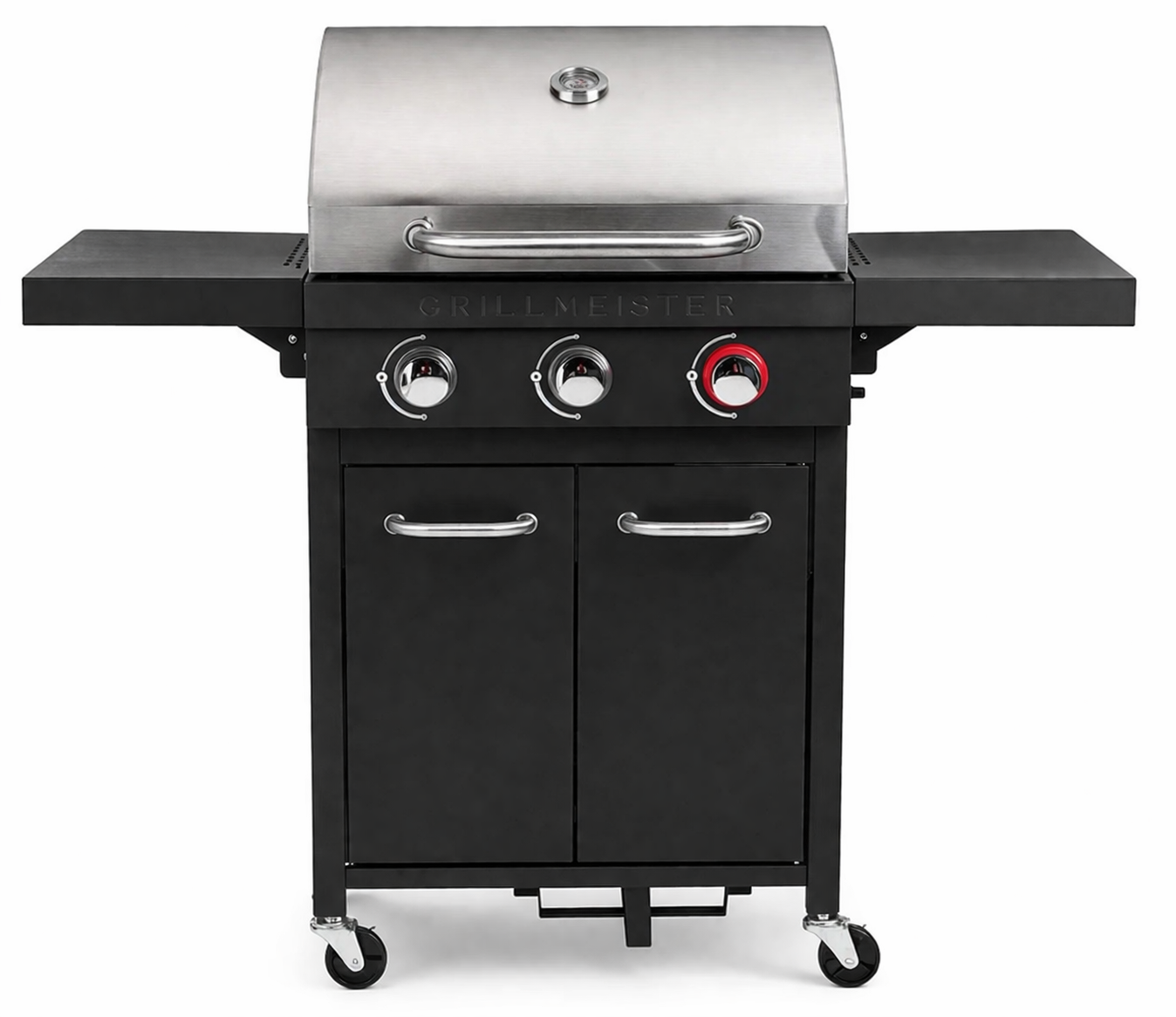 Гриль газовий Grillmeister Memphis 3 конфорки з термометром 11,5 кВт Гриль газовий Grillmeister Memphis 3 конфорки з термометром 11,5 кВт