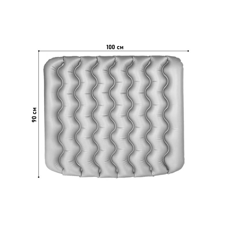 Матрац надувной автомобильный Lesko ZG-1 на заднее сиденье Gray (1585942213) - фото 3