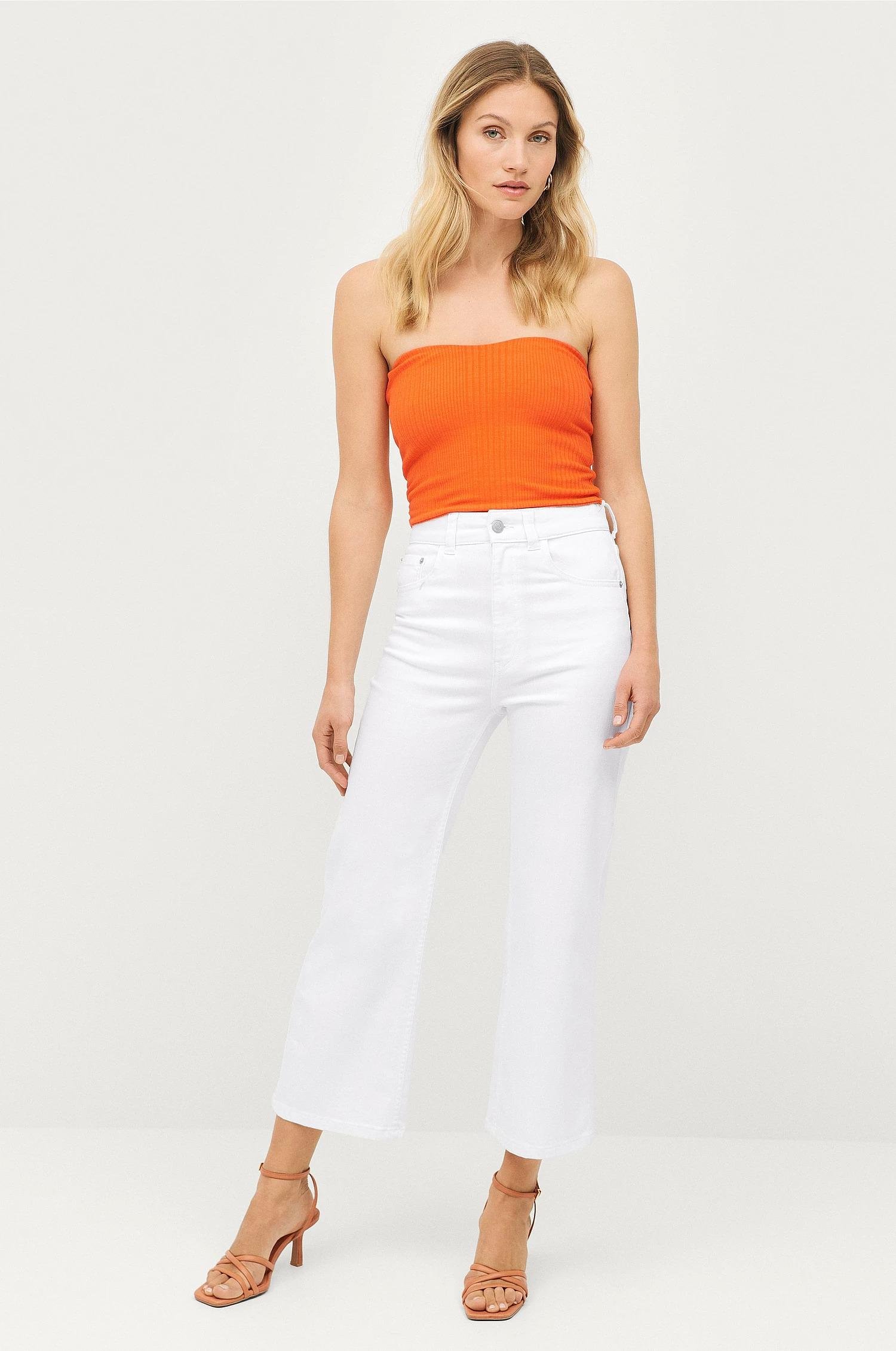 Топ Gina tricot S Оранжевый (18661)