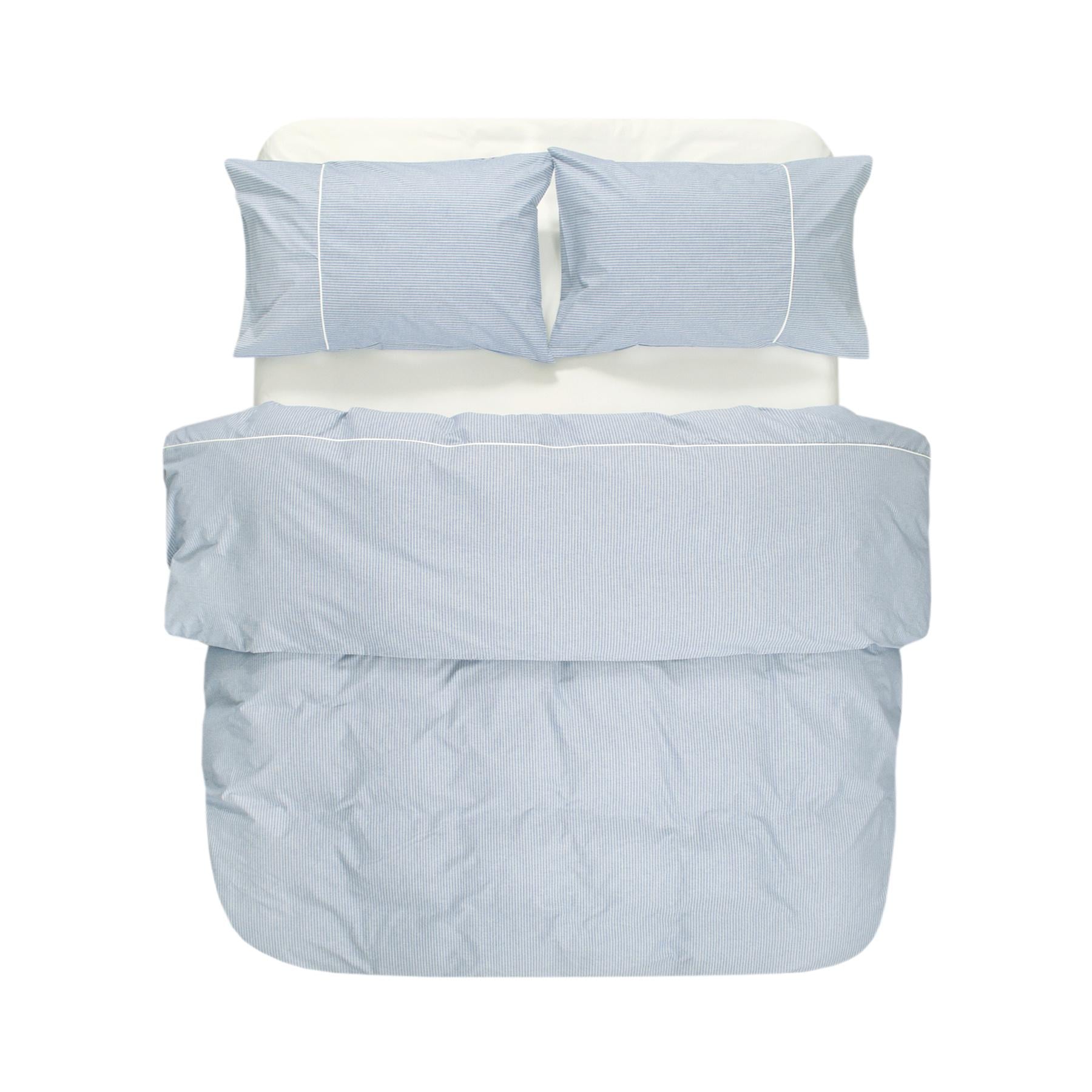 Комплект постельного белья Lotus Home Premium Percale Stripe евро Голубой (svt-2000022355728)