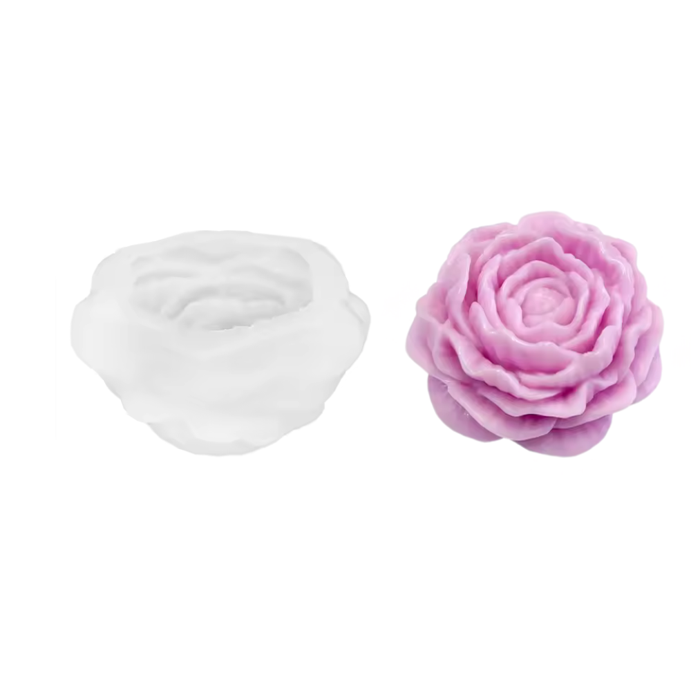 Силиконовая форма для изготовления свечи молд для изделий из пчелиного соевого воска и парафина 80х80х40 мм