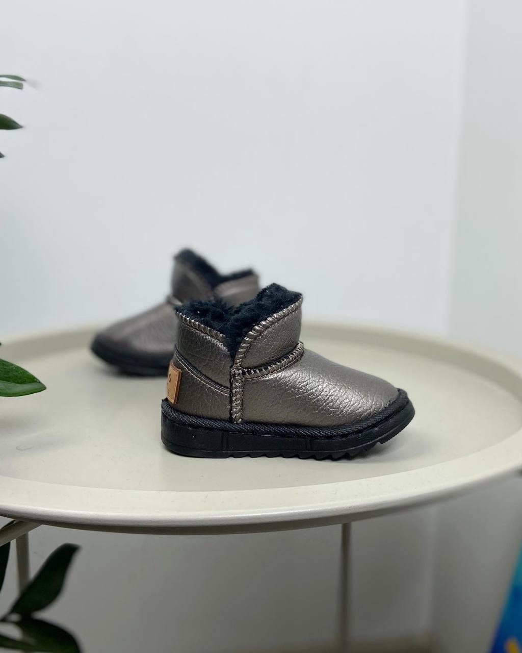 Сапоги детские зимние Угги р. 21 Бронзовый (1153) - фото 4