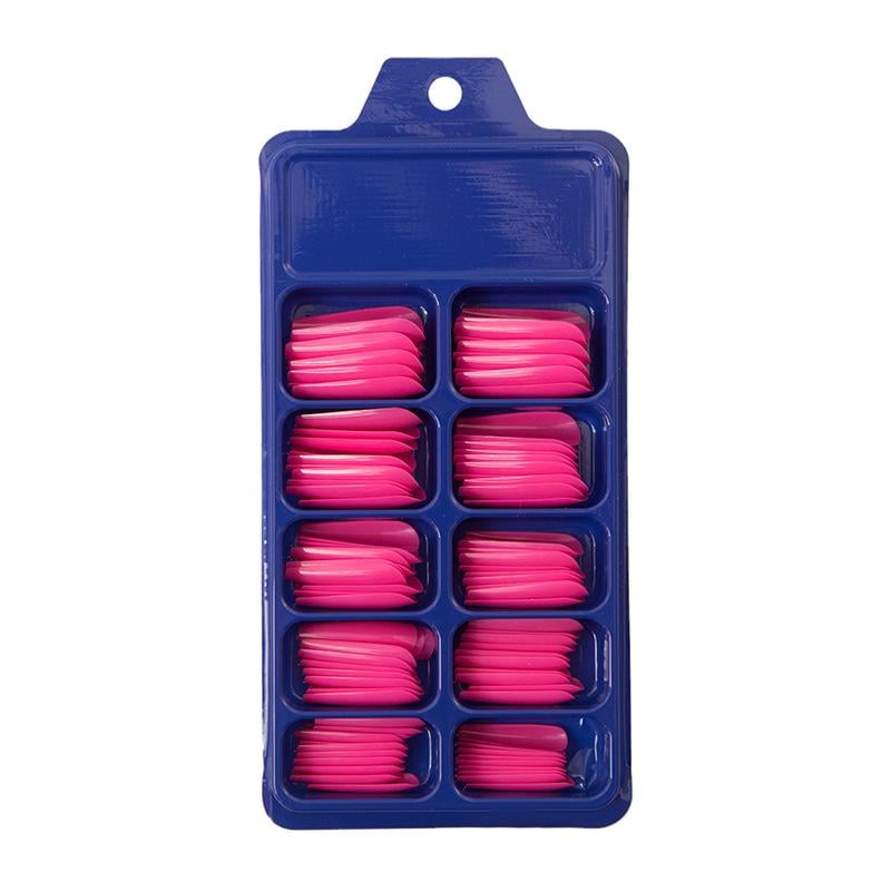 Накладні нігті Bananahall BLC010 Балерина 100 шт. Рожевий (A9741)