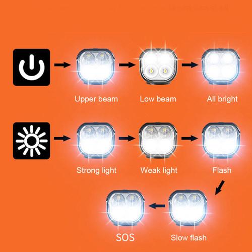 Велофара с сигналом FY-336-4T6 power bank Waterproof Li-Ion ЗУ microUSB Box - фото 6 Велофара с сигналом FY-336-4T6 power bank Waterproof Li-Ion ЗУ microUSB Box - фото 6