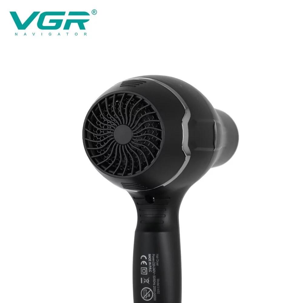 Фен VGR V-450 холодне та гаряче повітря з концентратором 2400W (8832) - фото 7 Фен VGR V-450 холодне та гаряче повітря з концентратором 2400W (8832) - фото 7