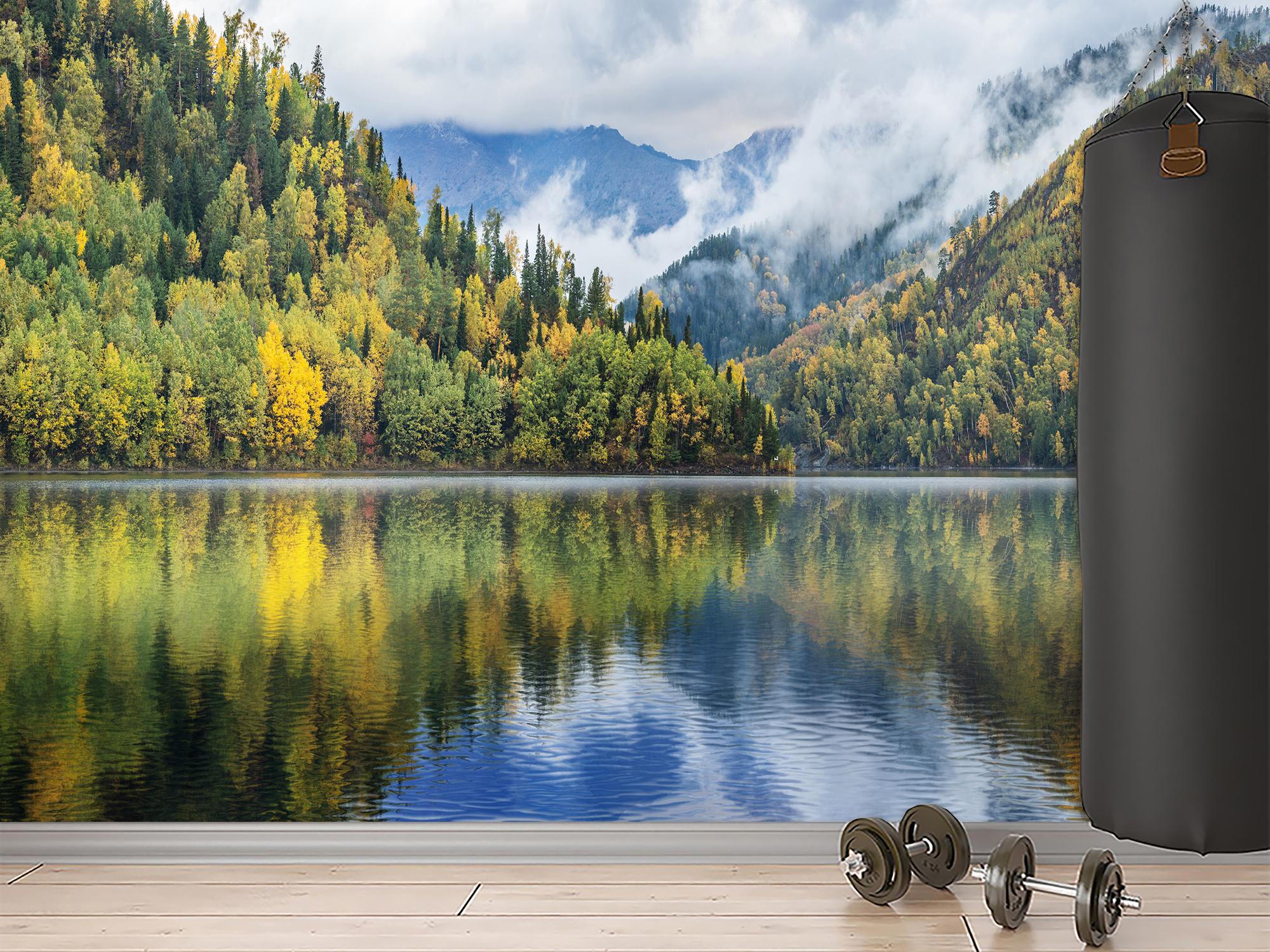 Фотообои флизелиновые Upstream Тишина горного озера 285х190 см (S5NTR-091/4) - фото 5