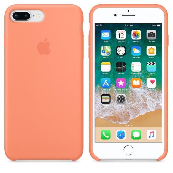 Чехол-накладка Apple Silicone Case for iPhone 7/8 Plus, Peach (HC) - фото 5