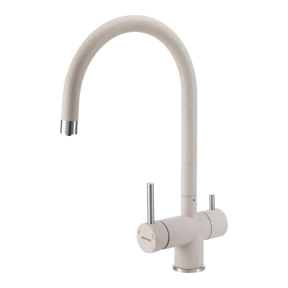 Смеситель для кухни Granado Caspe Terra однорычажный Белый (GRA-24342)