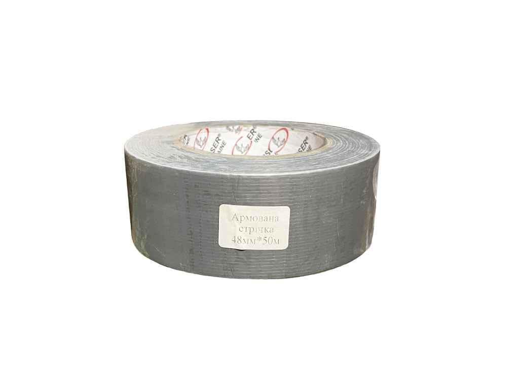 Лента клейкая армированная ANSERGLOB 48 мм х 50 м Серый (1046671)
