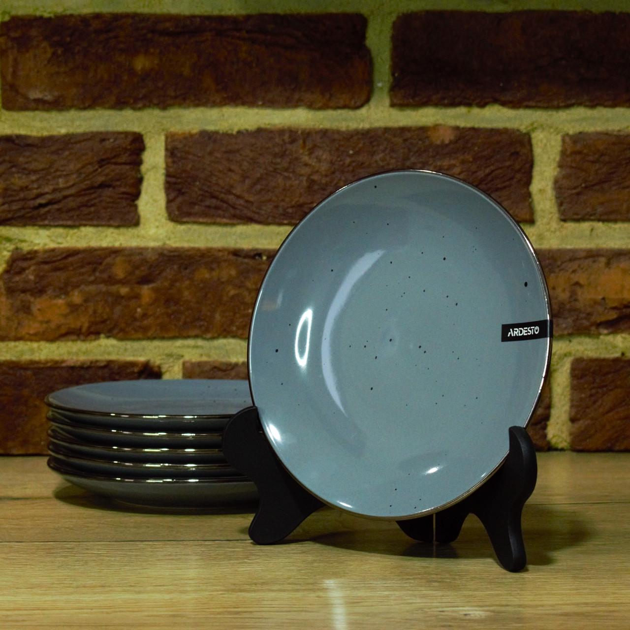 Сервиз столовый Ardesto bagheria 21 Gray - фото 4 Сервиз столовый Ardesto bagheria 21 Gray - фото 4