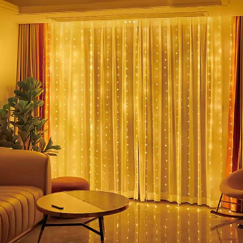 Гирлянда Штора на батарейках 3х3 м (30273736)