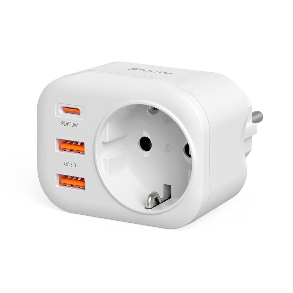 Розетка багатофункціональна Proove Multifunctional Socket PD-01 EU 1AC (12202298) - фото 1